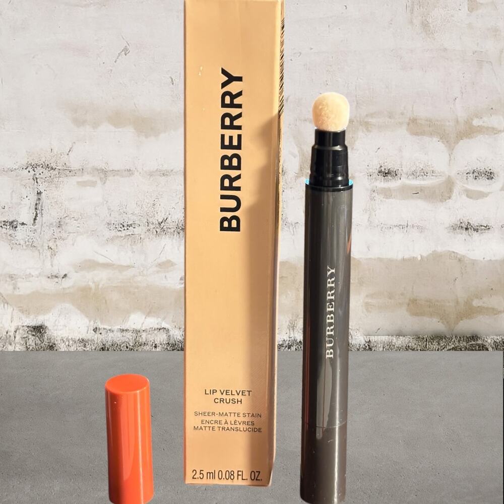 Burberry Lip Velvet Crush Cushion Lipstick Matte Copper Pink #16 NIB - Picture 5 of 7